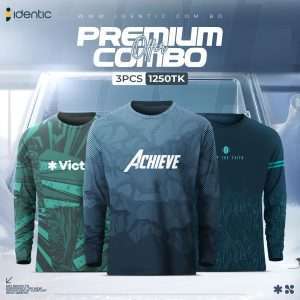 Suplimation 3PCS Full sleeve Tshirt