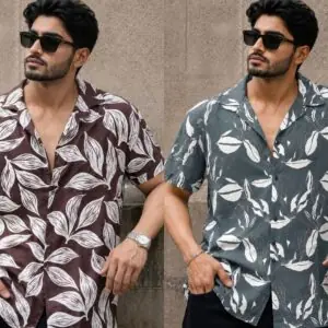 China Print Cuban Shirt- CA